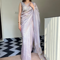 Lilac Grace Saree