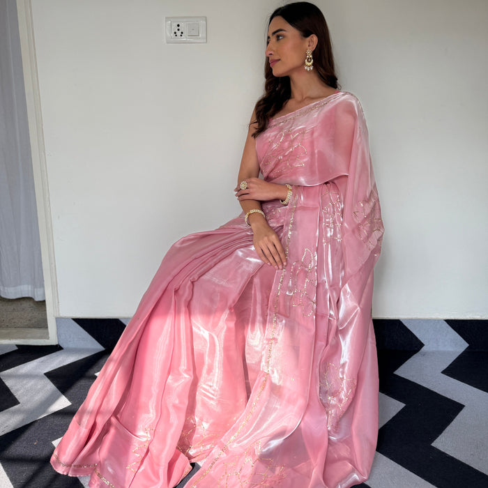 Orchid Pink Saree