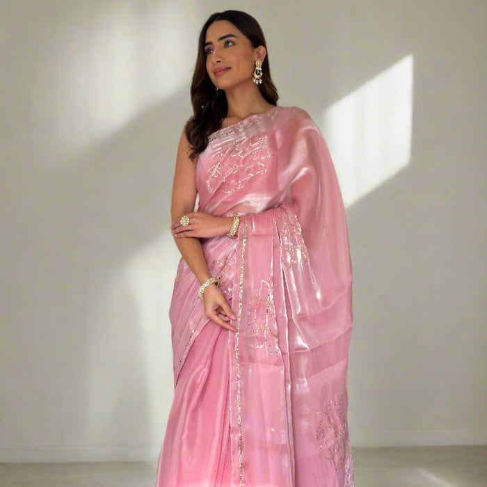 Orchid Pink Saree