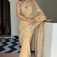 Golden Grace Saree