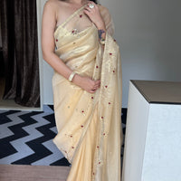 Golden Grace Saree