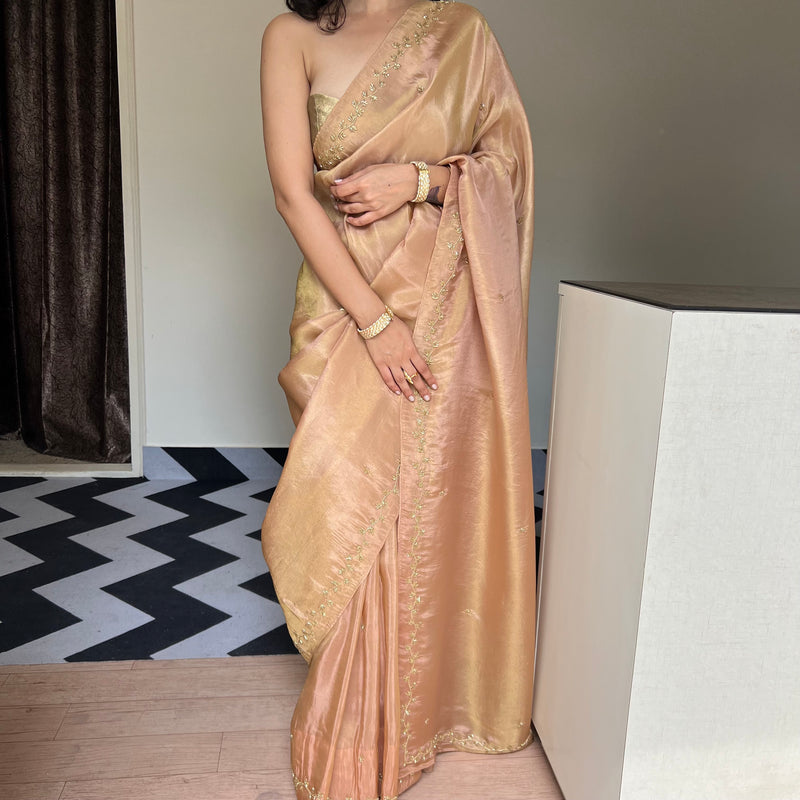 Almond Elegance Saree