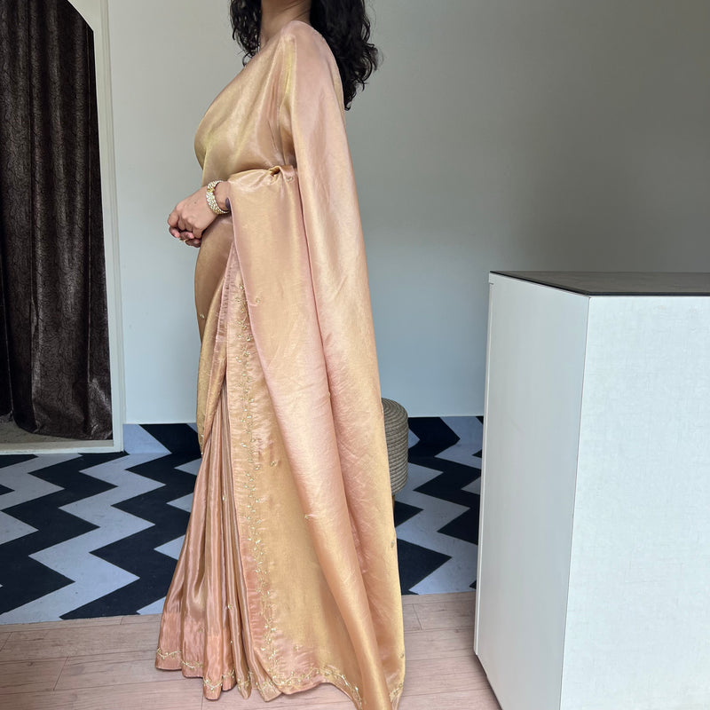 Almond Elegance Saree