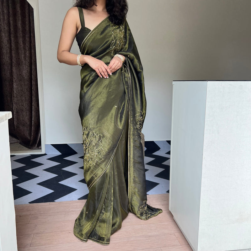 Charcoal Charm Saree