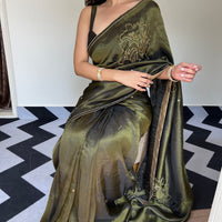 Charcoal Charm Saree