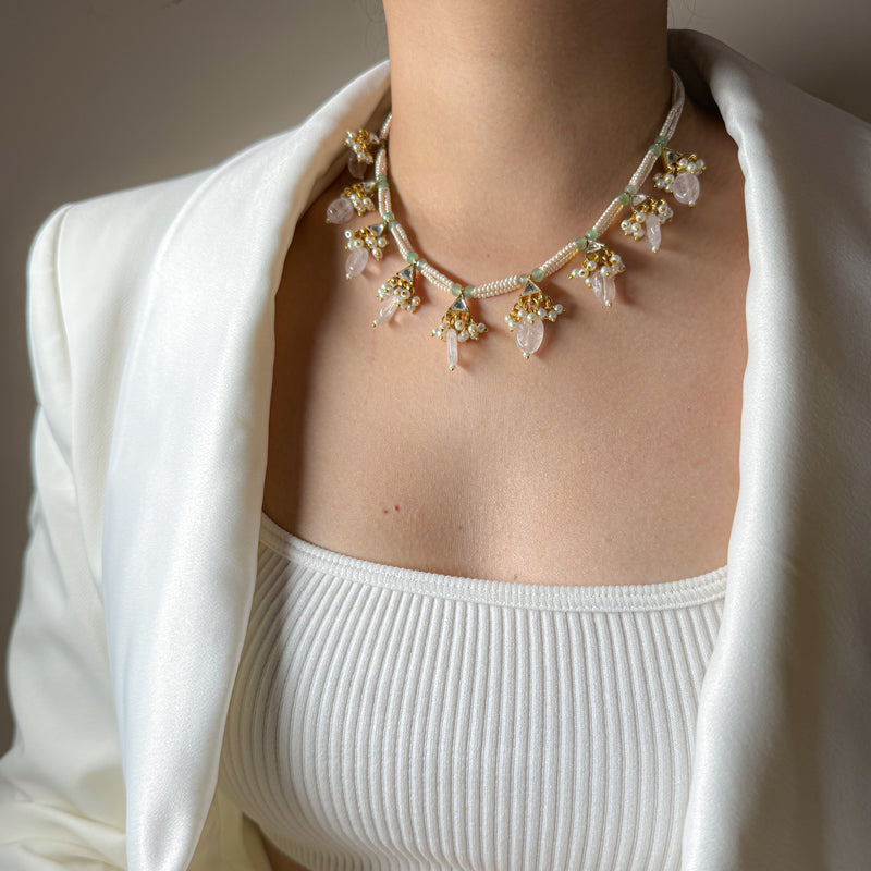 Dazzling Pearl Drop Necklace