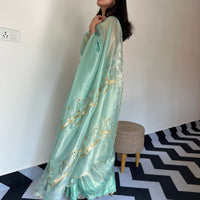 Sage Green Saree