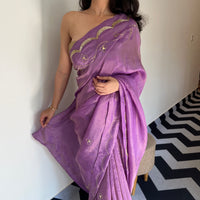 Purple Paradise Tissue Saree