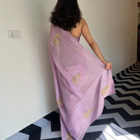 Lilac Dream Tissue Saree