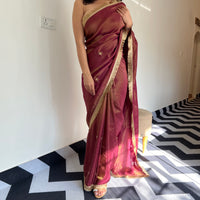 Ruby Royale Tissue Saree