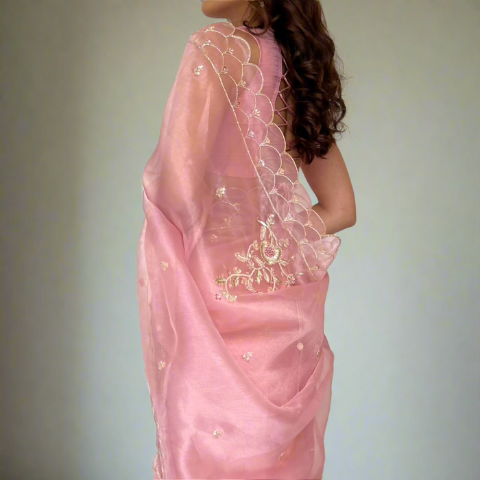 Blush Aura Saree