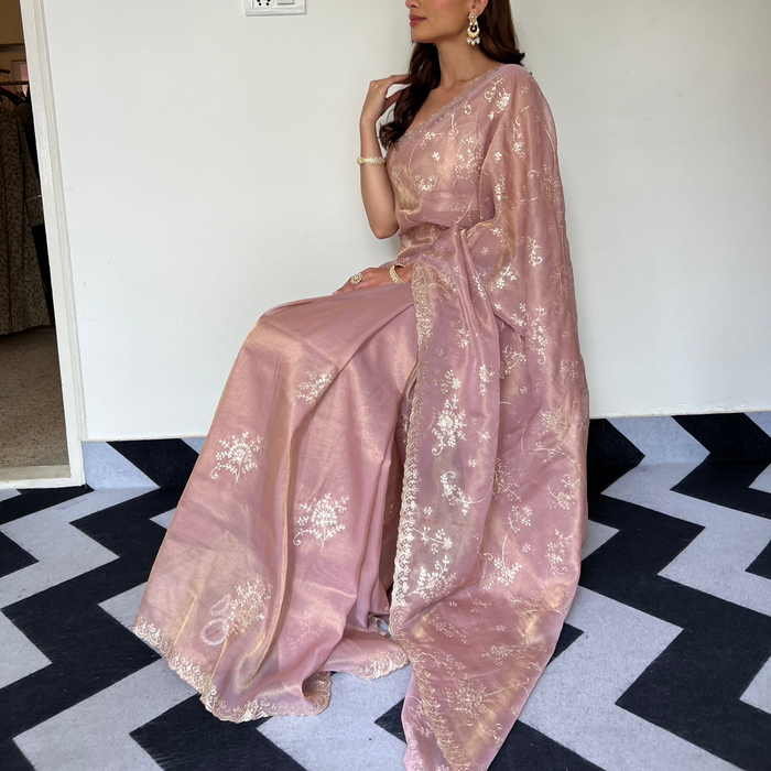 Blush Pink Saree