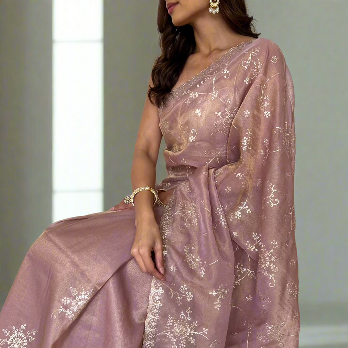 Blush Pink Saree