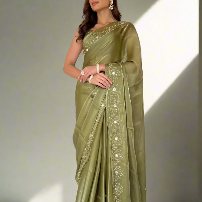 Spring Mist Saree