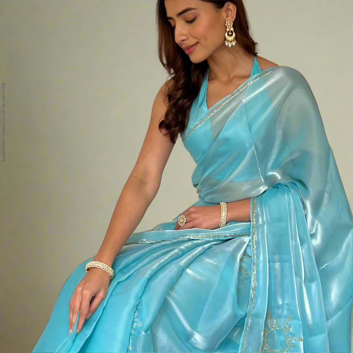 Aqua Royale Saree