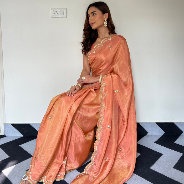 Sunset Drape Saree