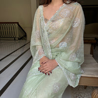 Spring Dew Organza Saree