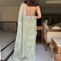 Spring Dew Organza Saree