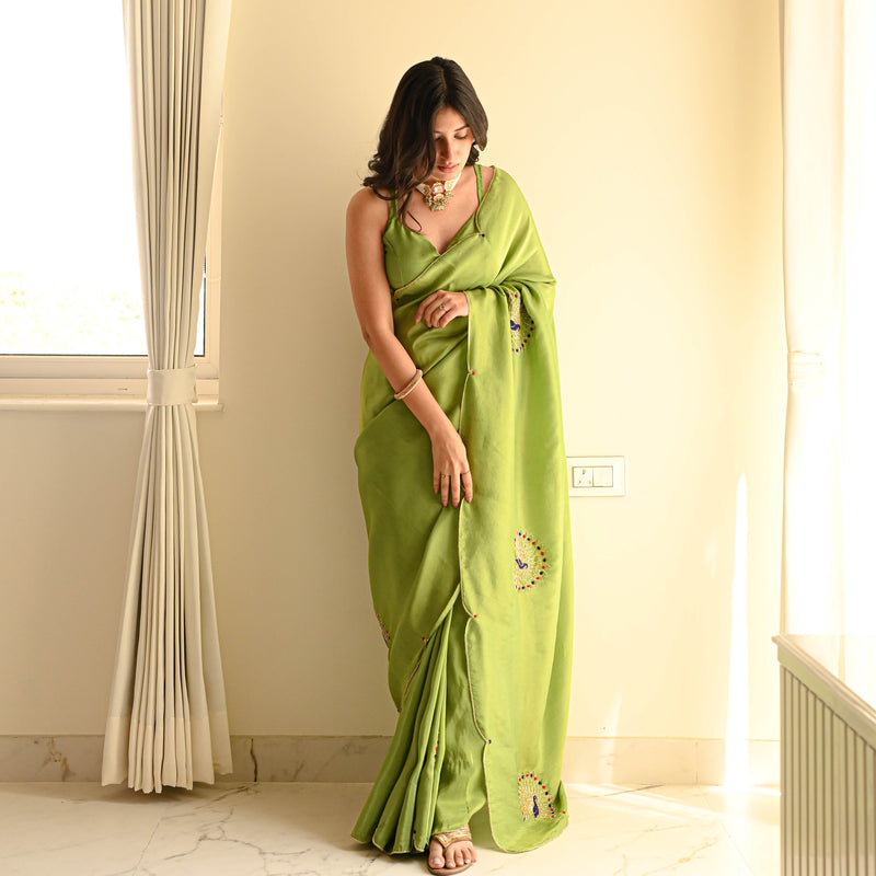 Classic Heritage Tissue Saree