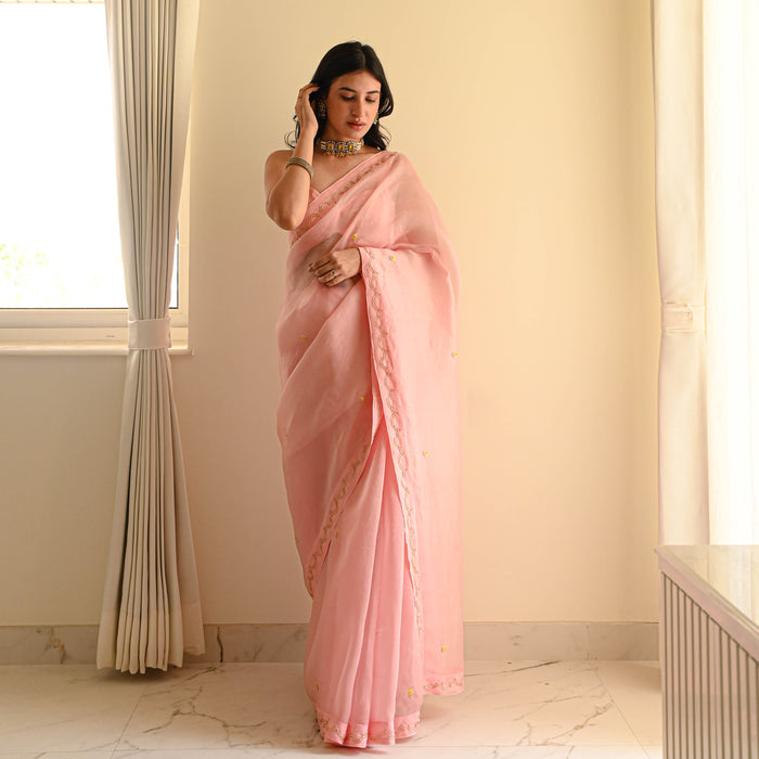 Radiant Aura Organza Saree